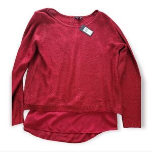 NWT Verve‎ Ami Sequin Sweater Blouse